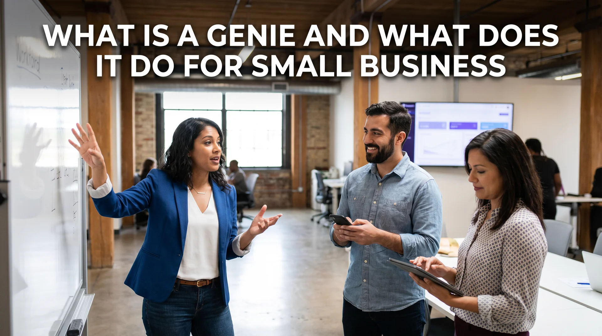 A genie is a branded voice AI agent that answers calls, captures leads, and supports customers 24/7. Here's exactly what it does for small business.