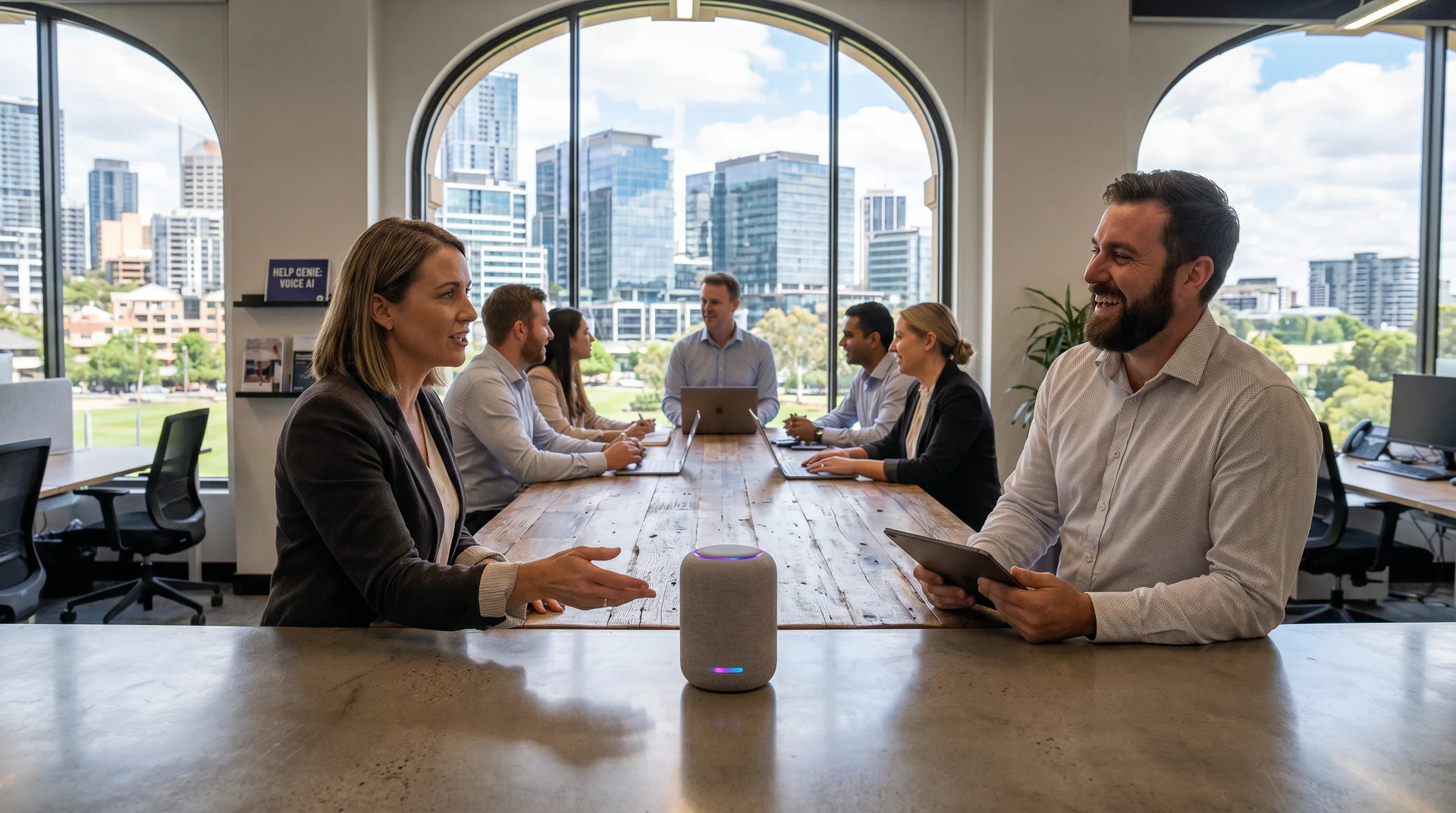 Meet Help Genie, a voice AI assistant that captures leads, answers questions, and talks to customers 24/7. Here's how it works and who it's built for.