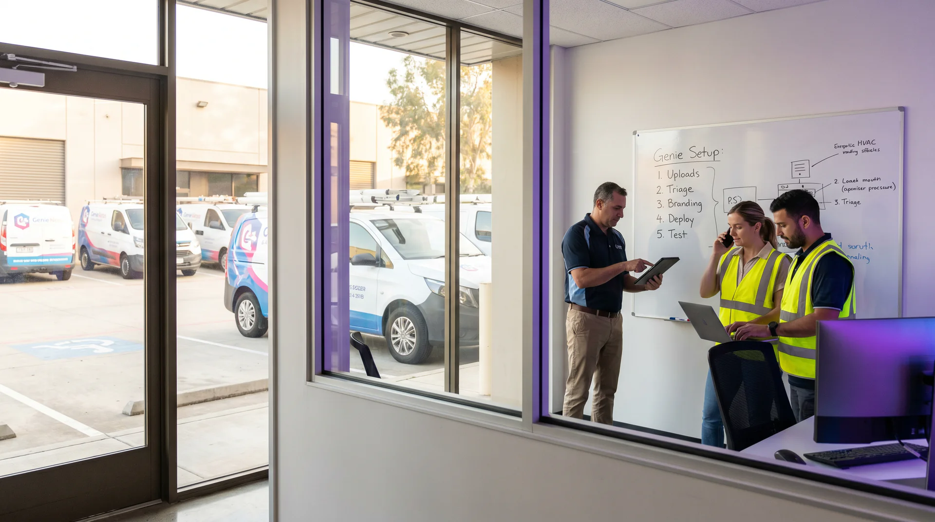 How to Set Up Your First Genie for an HVAC Business