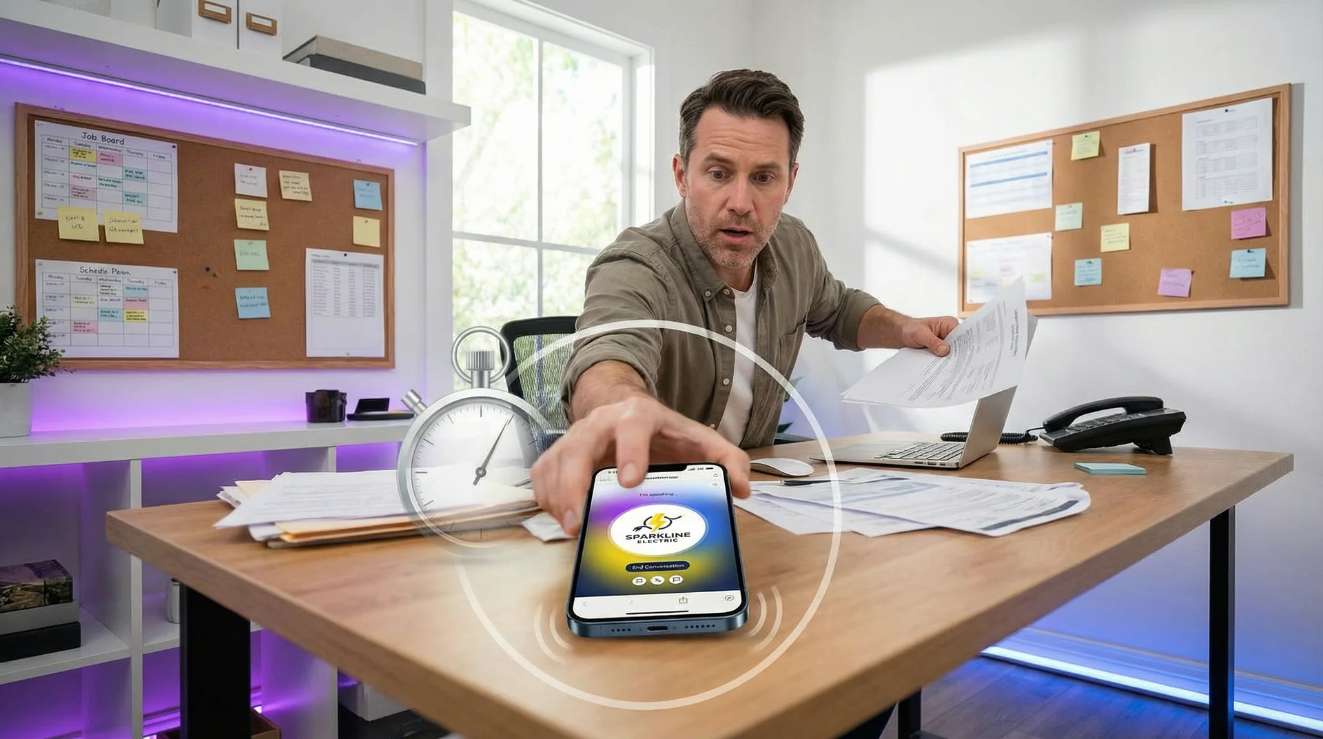 Countdown timer visualization showing 90-second window with conversion rate data points at each interval