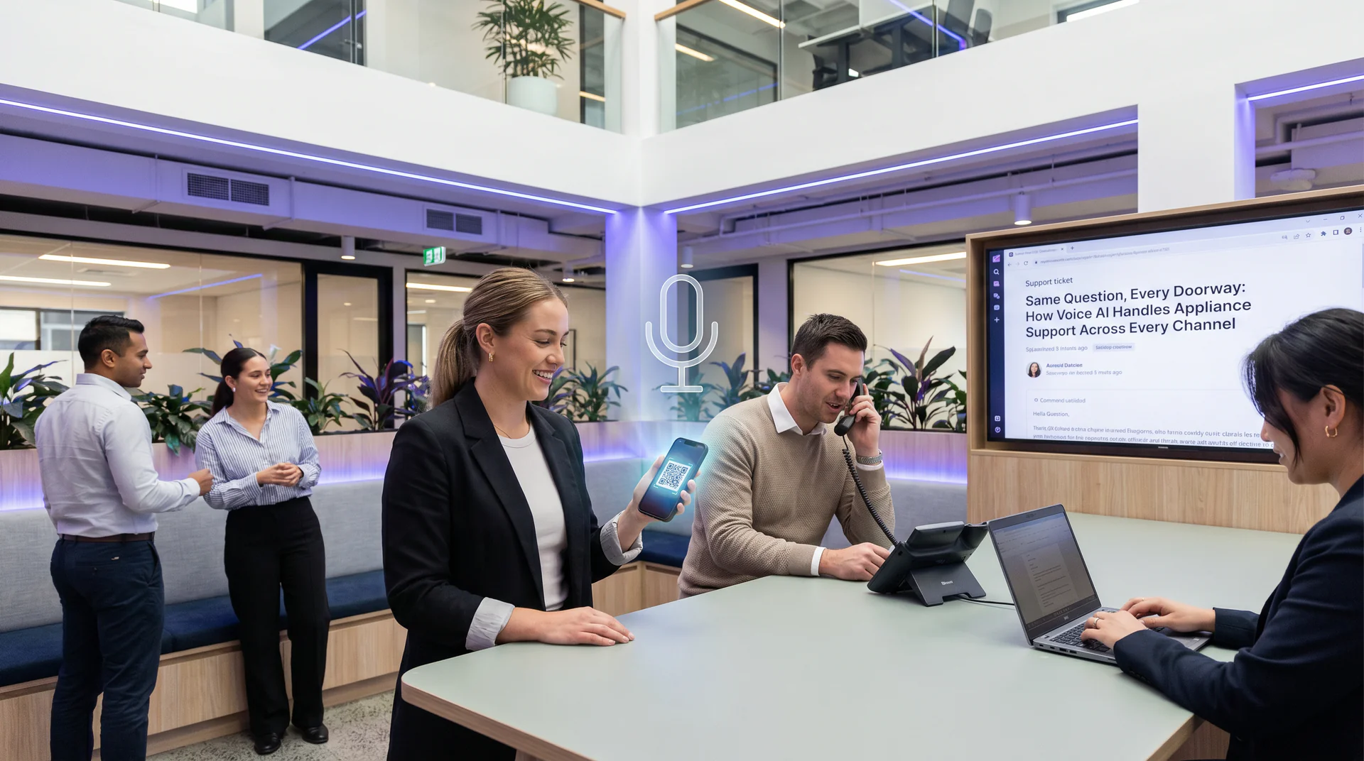 One genie answers appliance support questions across phone, web chat, email, and QR — same answer, every time, 24/7. Here's how it works.