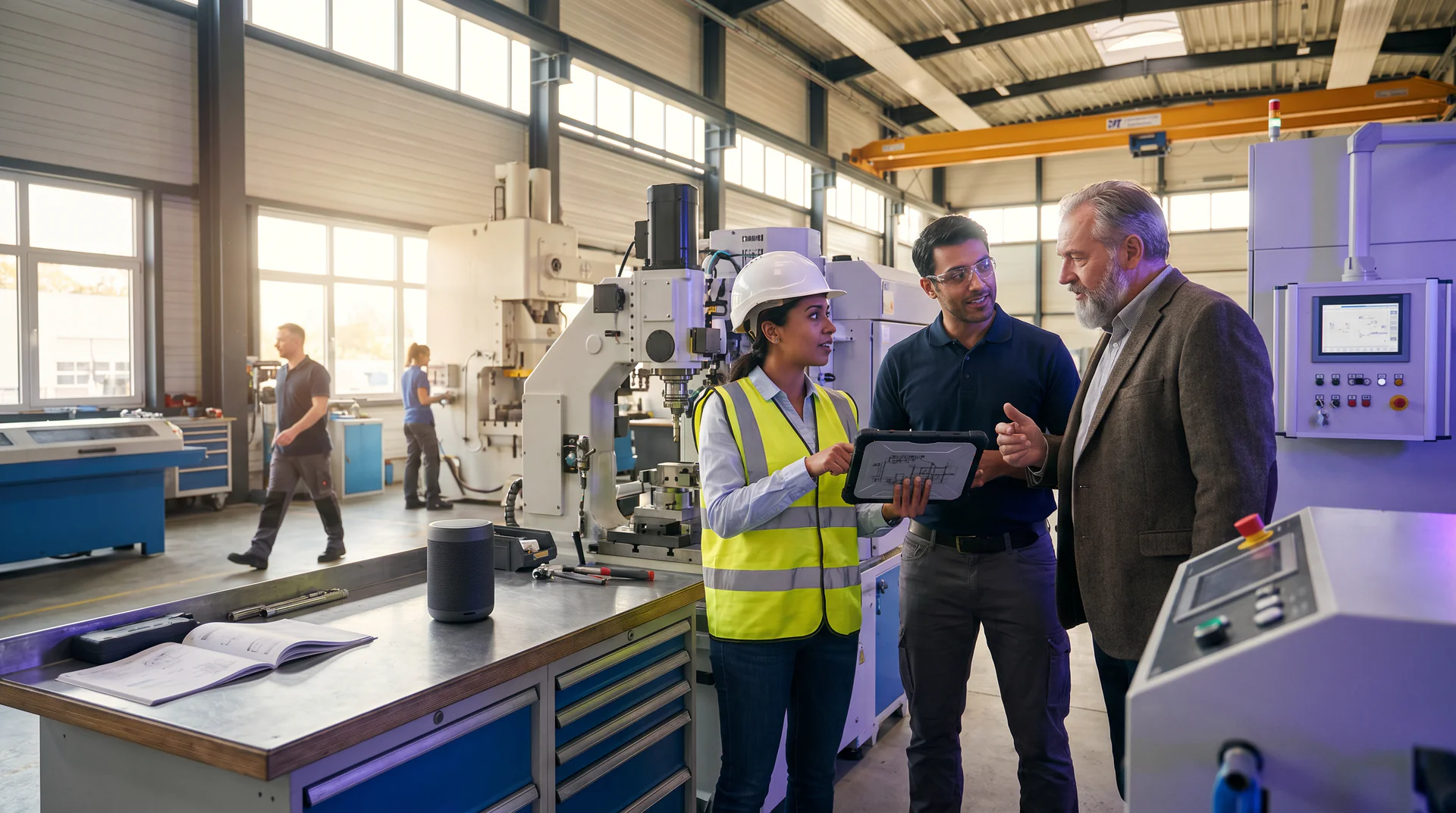 Voice AI for manufacturing that handles technical objections, procedures, and spec questions 24/7. See how a genie tackles your hardest manuals.