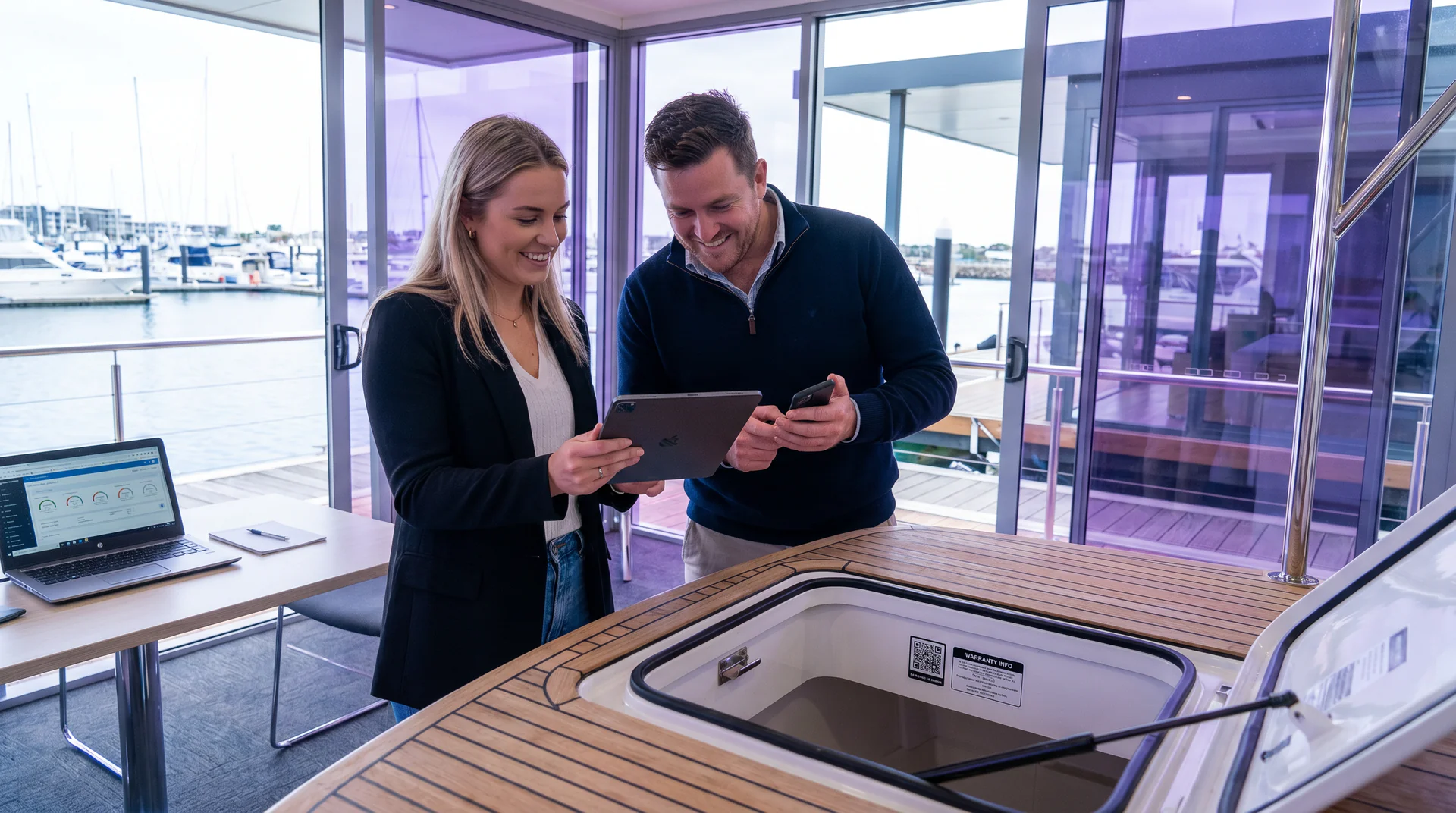 See how a QR code inside a boat hatch answers warranty questions in 4 seconds. No service desk required. Voice AI for marine businesses.