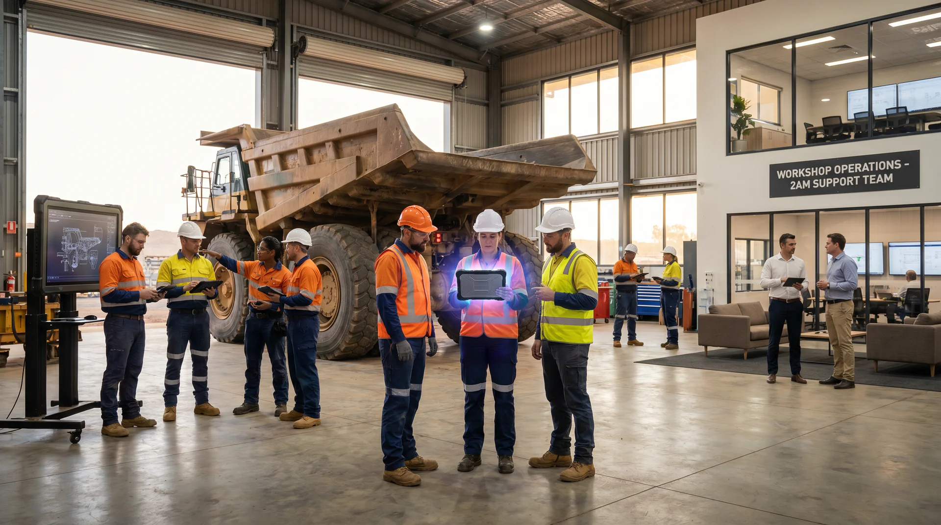 A mining genie reads every manual, SOP, and JSA so your fitters get voice answers in seconds, not a phone call to a senior at 2am.