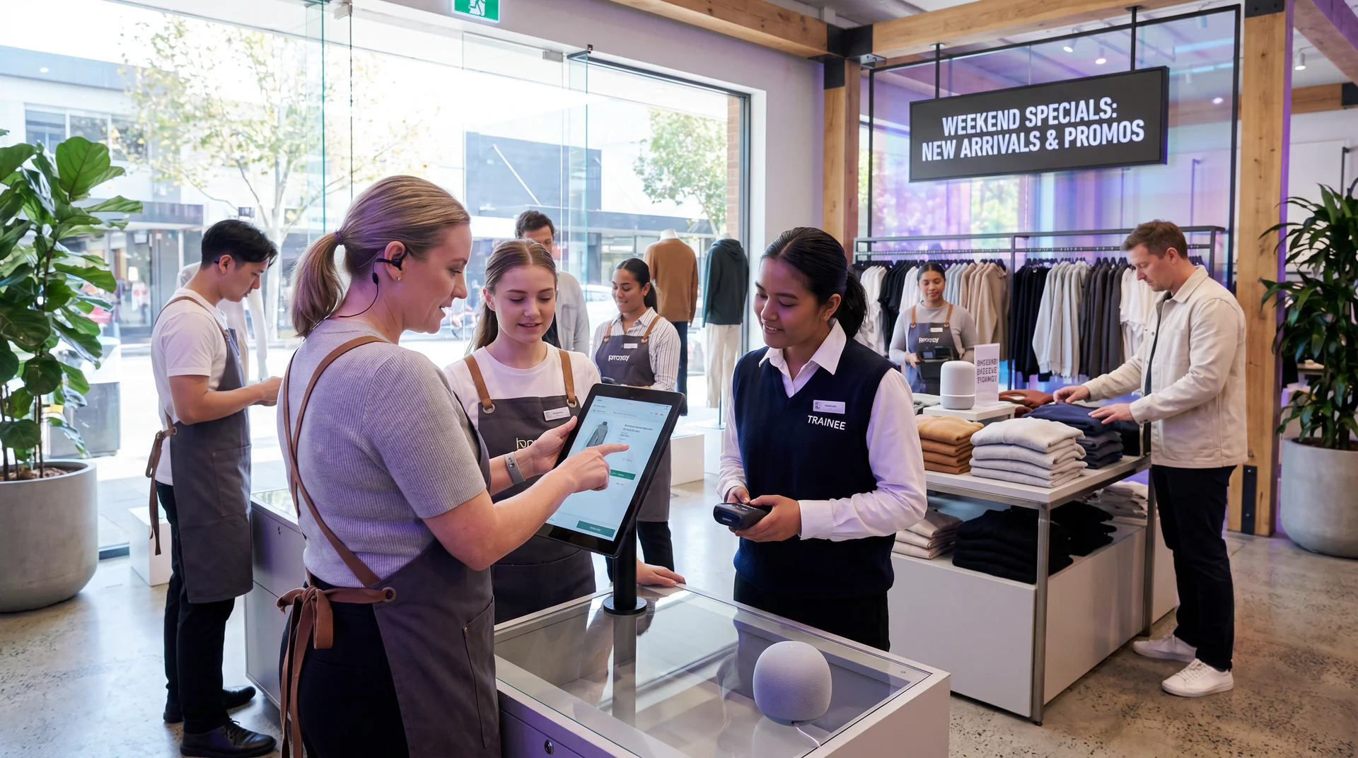 New staff, changed promos, a live customer. Here's how a genie gives every retail floor worker instant access to your best answers.
