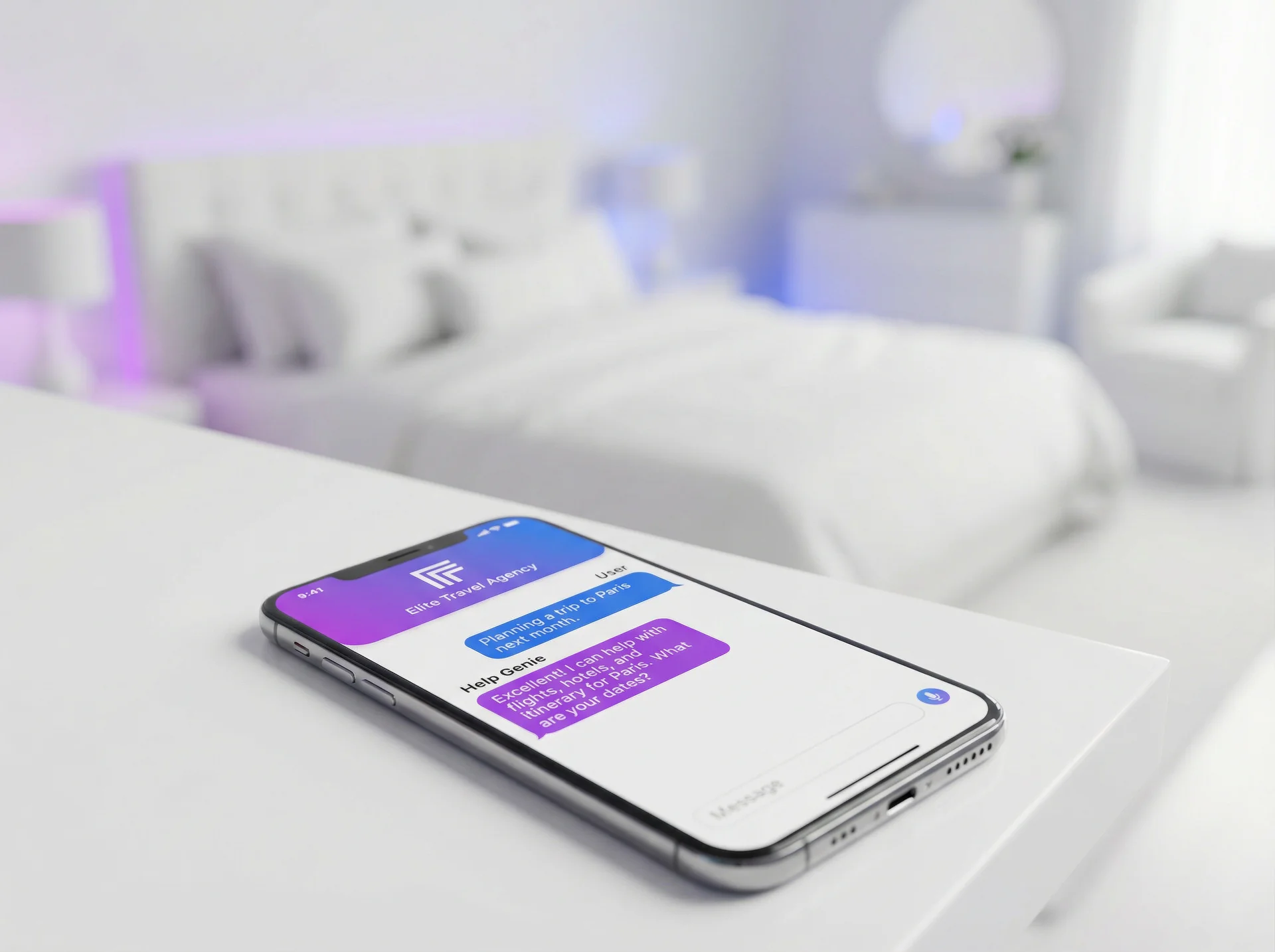 The Virtual Concierge widget preview